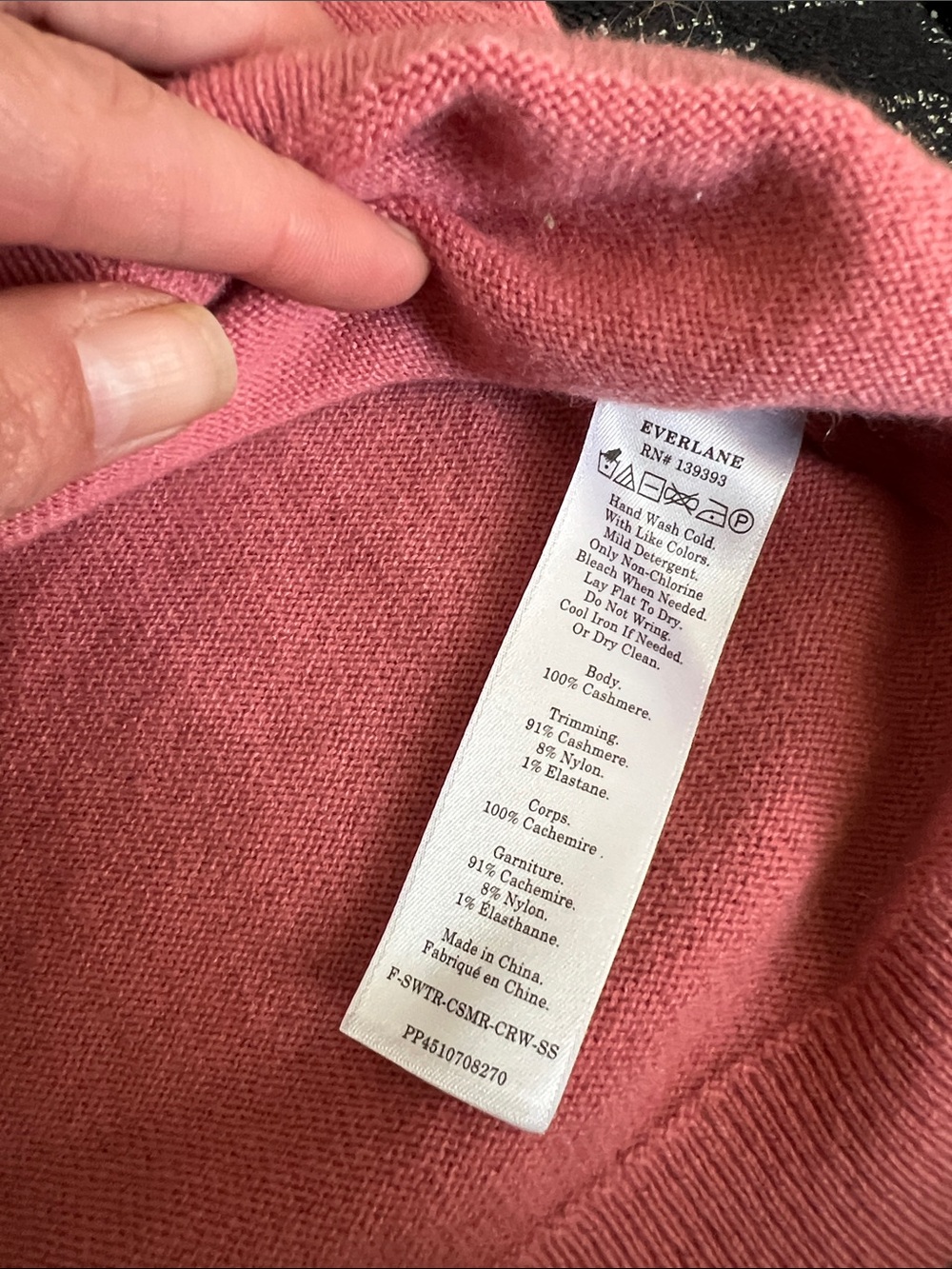 Everlane Cashmere Tee - Picture 4 of 4